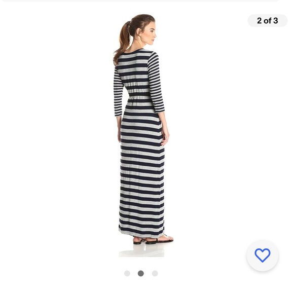 Calvin Klein Rugby Stripes Maxi Dress size 6 - Picture 5 of 8